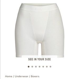 Skims Cotton Rib Boxer